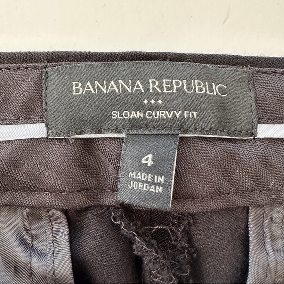 Banana Republic Sloan Curvy Fit pants, cropped ankle length, stretch cotton - Picture 8 of 9